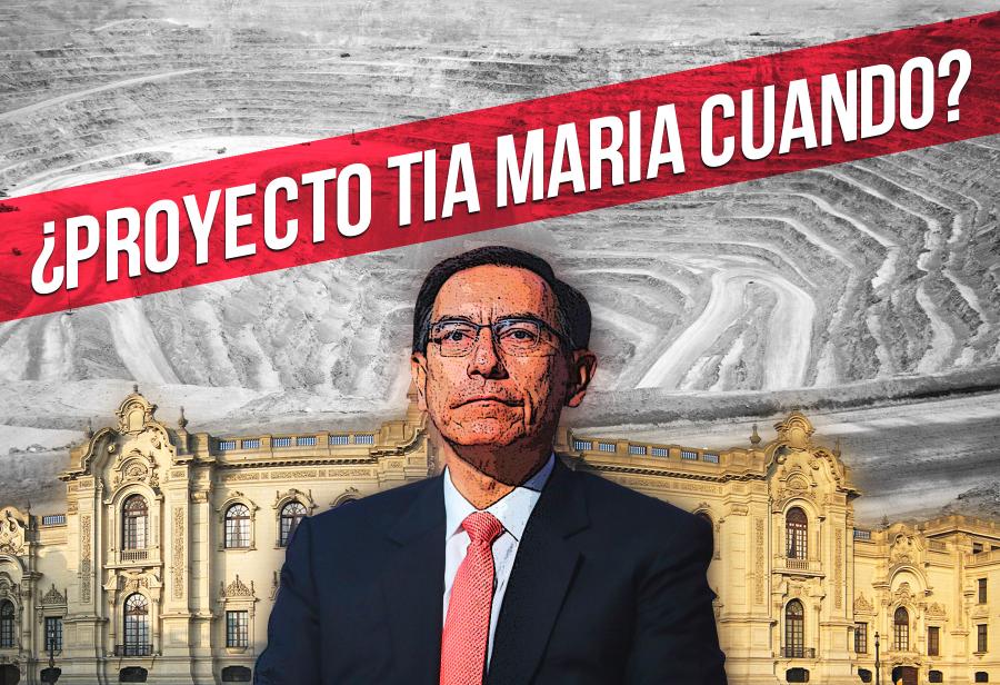 ¡Presidente, autorice Tía María! ¡Es su obligación!