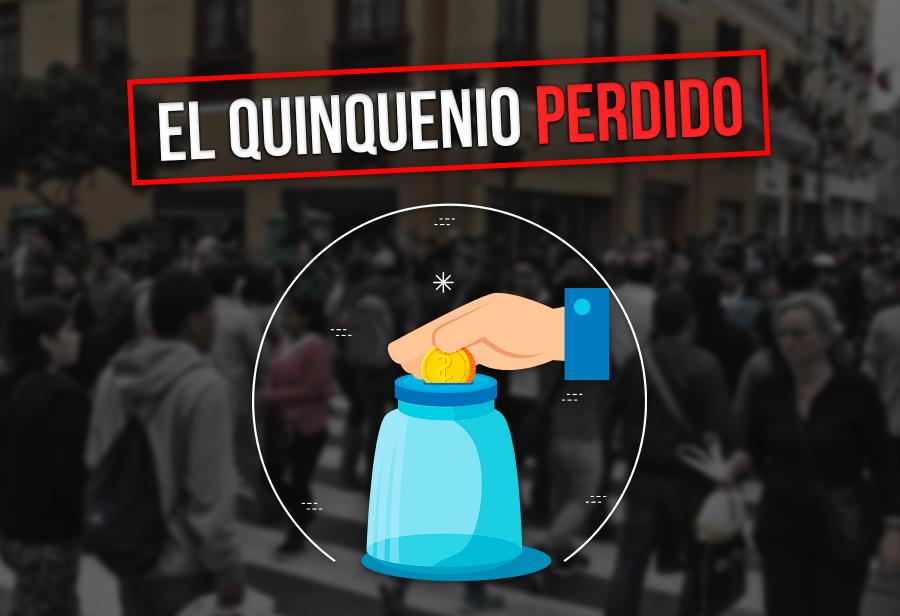 El quinquenio perdido