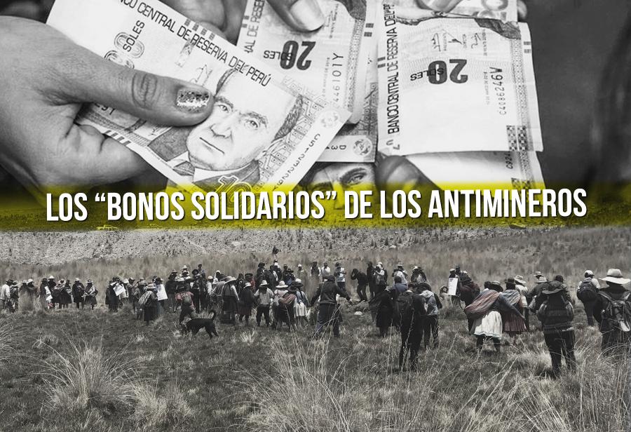 Los “bonos solidarios” de los antimineros