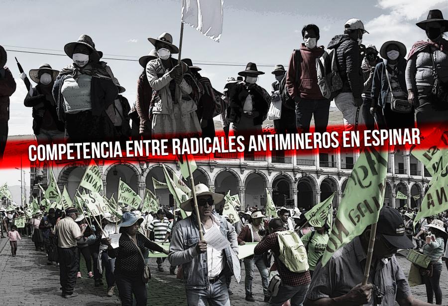 Competencia entre radicales antimineros en Espinar