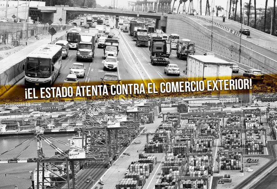 ¡El Estado atenta contra el comercio exterior!