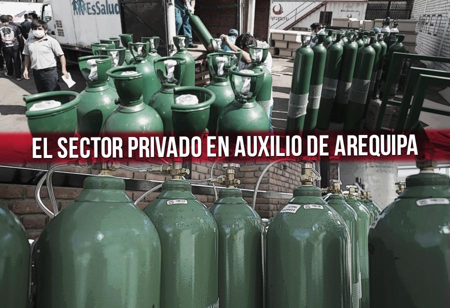 El sector privado en auxilio de Arequipa