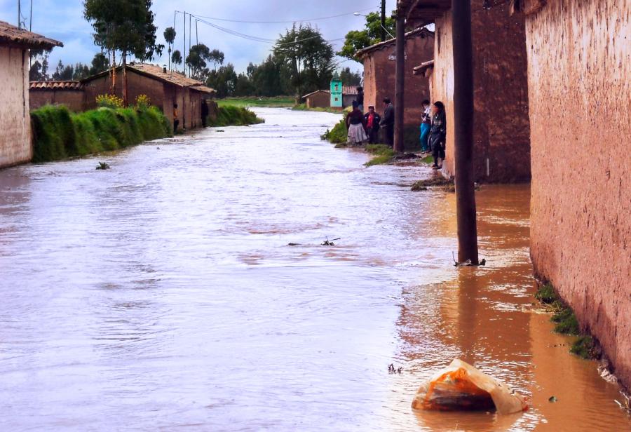 Lluvias destruyen la sierra