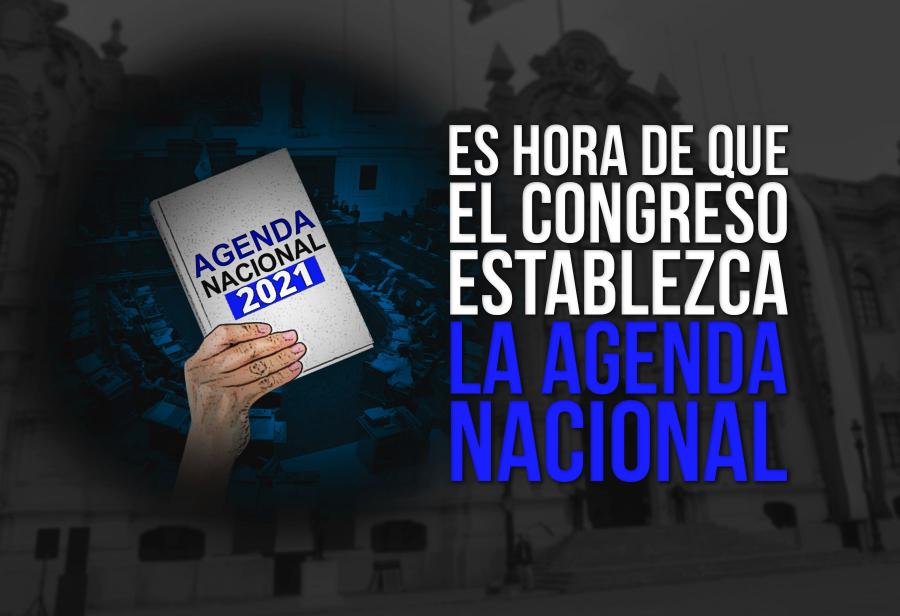 Es hora de que el Congreso establezca la agenda nacional