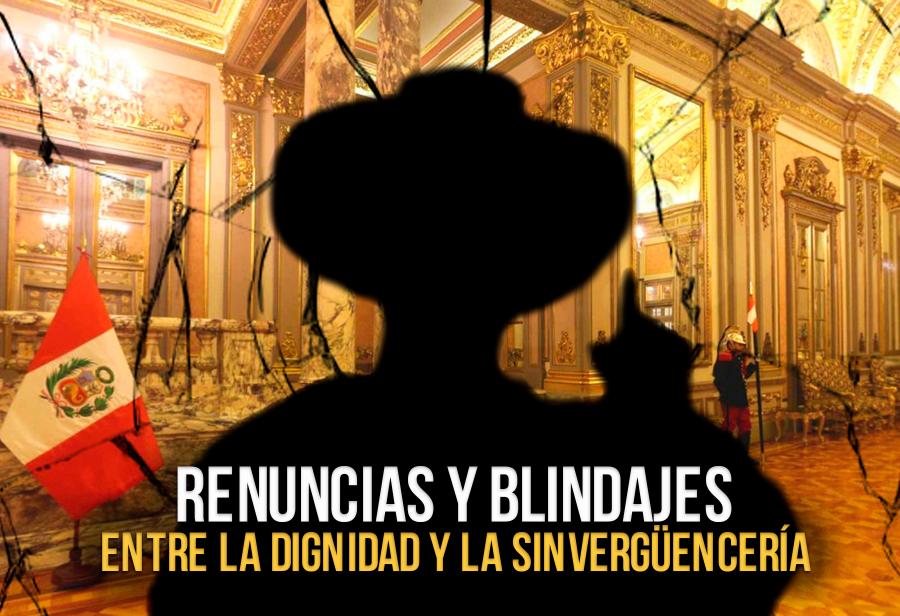 Renuncias y blindajes: entre la dignidad y la sinvergüencería